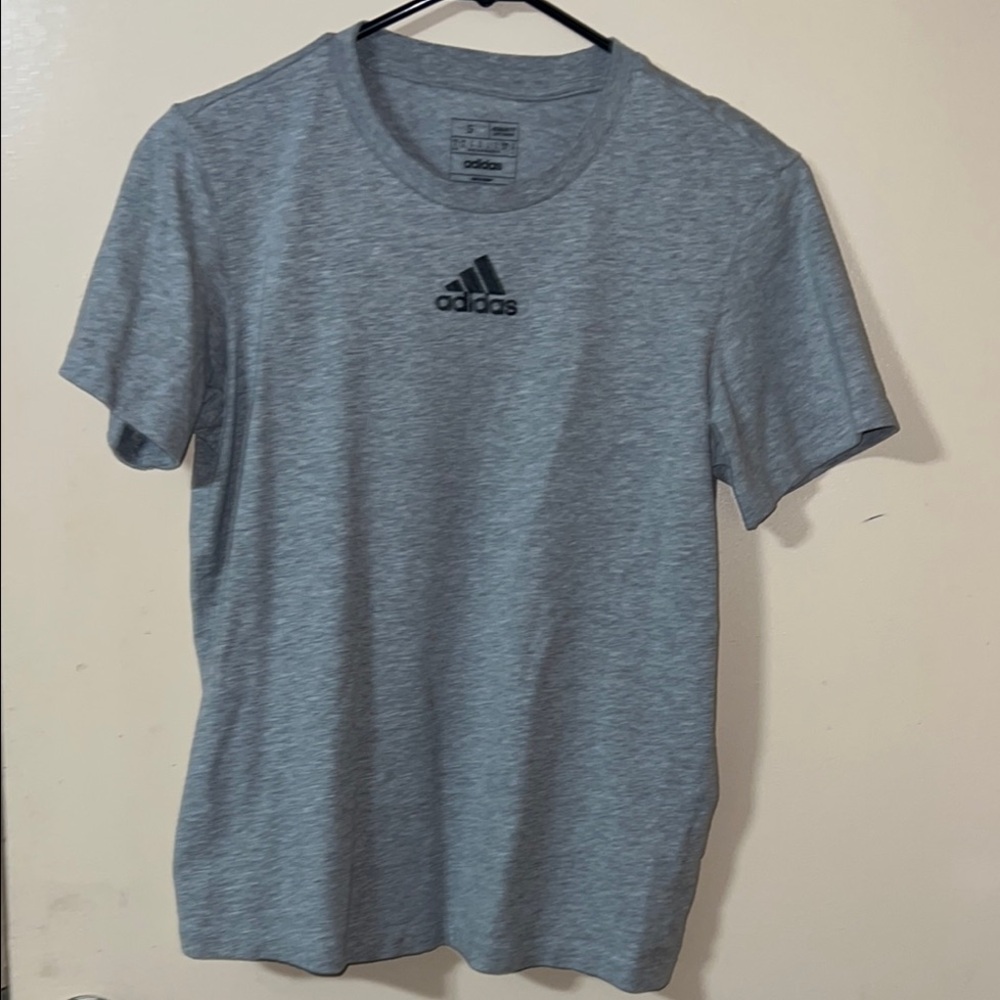 Adidas Men Gray T-Shirt